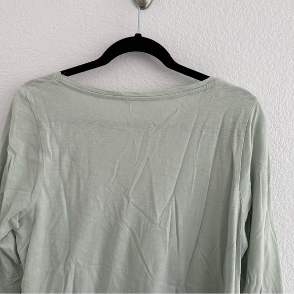 J. Jill Pure Jill Honeydew 3/4 sleeve boat neck tunic top size large - Picture 5 of 6